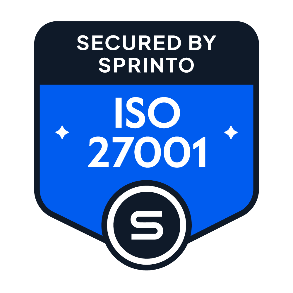 ISO 27001 Certified